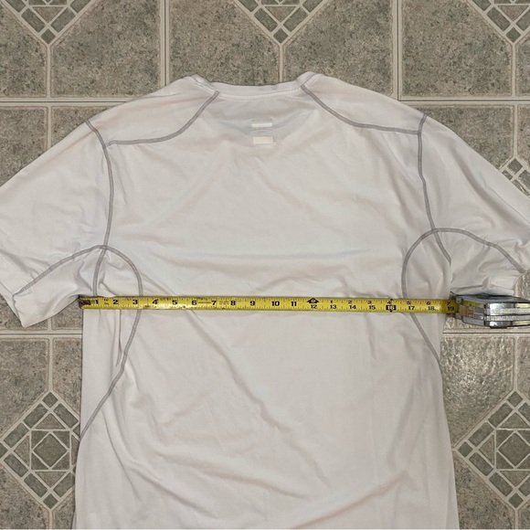 Nike Pro Dri-Fit Mens Large Short Sleeve Shirt White Gym Training Tee Active Top - Picture 7 of 8